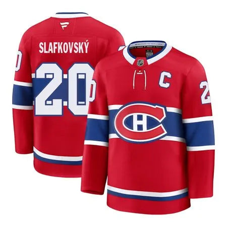Men's Montreal Canadiens #20 Juraj Slafkovsky
Red Home Premium Jersey