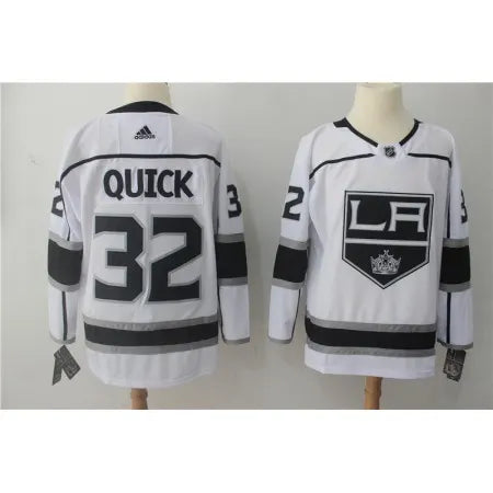 Men's
Los Angeles Kings #32 Jonathan Quick White Stitched NHL Jersey