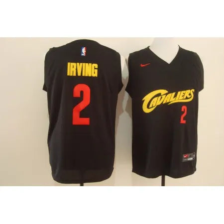 Men's
Cleveland Cavaliers #2 Kyrie Irving Black and Red Stitched NBA Jersey