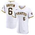 Youth Pittsburgh Pirates #6 Konnor Griffin Nike White Home Authentic Jersey