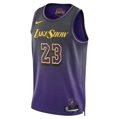 Unisex Los Angeles Lakers #23 LeBron James
Purple 2024/25 Swingman City Edition Player Jersey